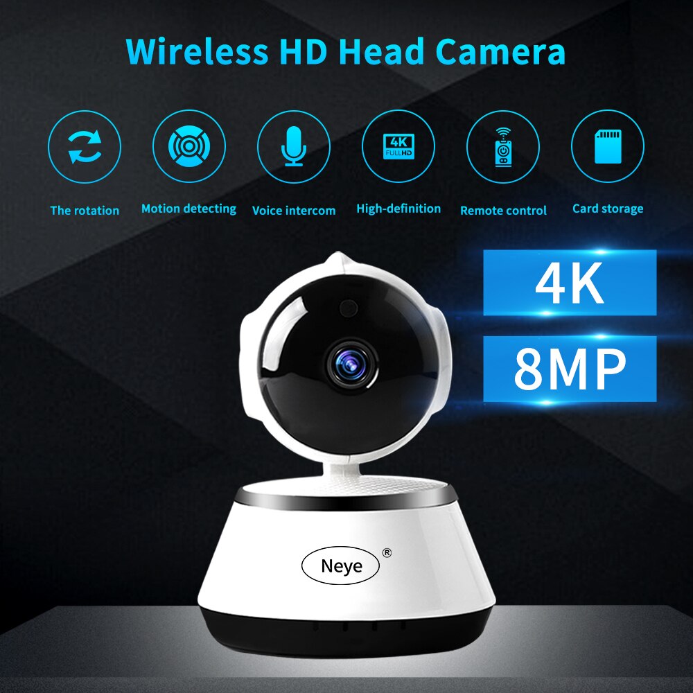 N_eye wifi ī޶ 8mp 4k HD  ī޶ 360 ĳ ī..